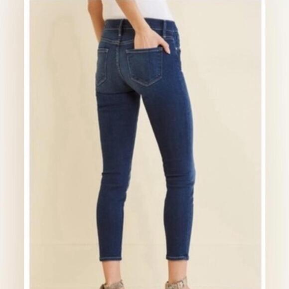 Frame Denim Le Skinny De Jeanne Crop Size: 27 - Picture 2 of 6